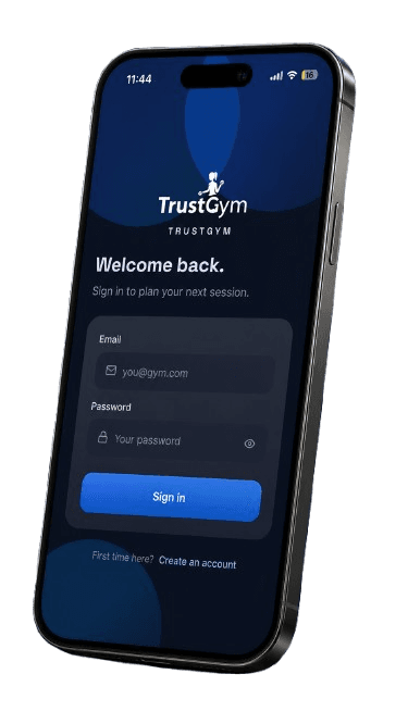 Sign in screen
